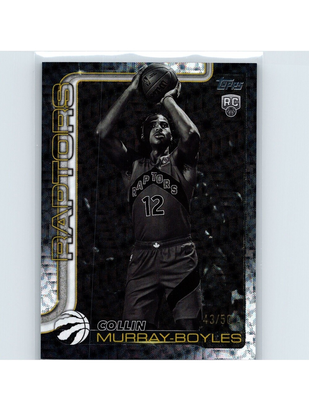 2025-26 Topps Collin Murray-Boyles Rookie #209 Flash Drop #/50 Toronto Raptors